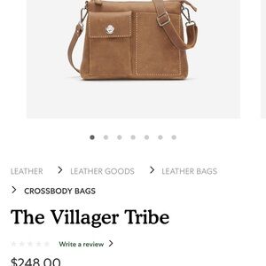Roots Original Natural Leather Crossbody Bag